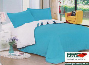 Lenjerii de pat Feng-shui 9 lenjerie de pat albastra