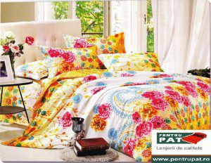 Lenjerii de pat Feng-shui 6 lenjerie colorata