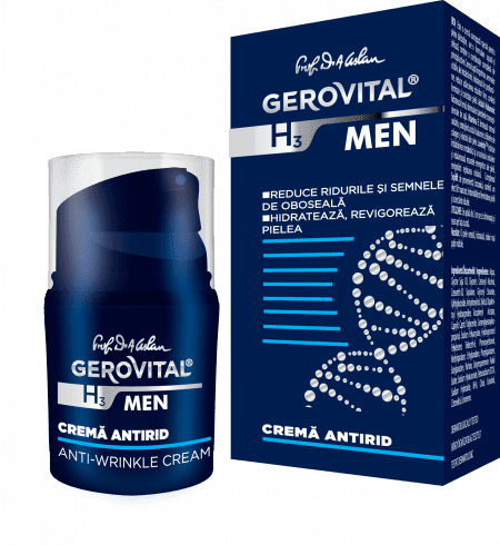 Începe fiecare zi cu produsele Gerovital H3 MEN! 6 crema antirid gerovital h3 men e1510933232670