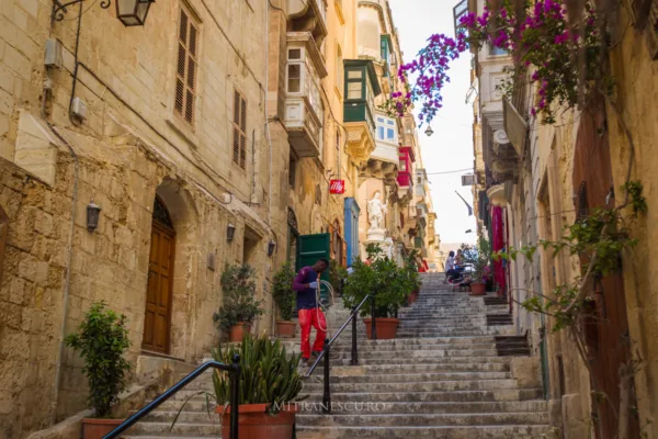 strada in Valletta