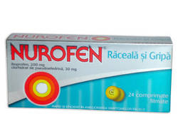 Nurofen raceala si gripa cu 24 de comprimate