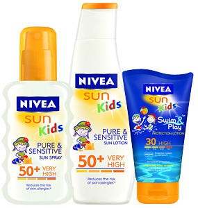 Noile produse pentru protectie solara pentru copii de la NIVEA SUN 3 Noile produse pentru protectie solara pentru copii de la NIVEA SUN
