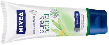 Puterea naturii in gama NIVEA pure & natural 8 Crema de maini NIVEA pure & natural