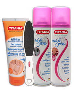 Kitul de ingrijire a picioarelor de la Titania