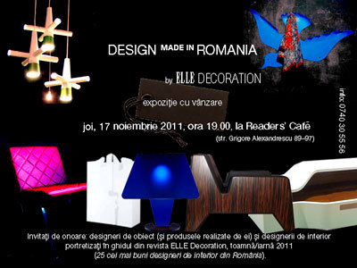ELLE DECORATION Romania sprijina designul de interior si designul de obiect autohton 2 ELLE DECORATION