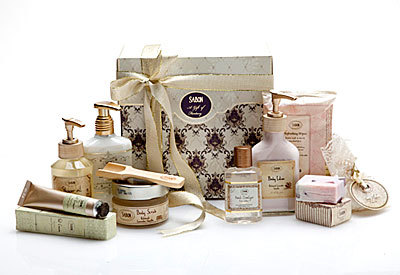Set cosmetice pentru cadouri de Sarbatori de la Sabon