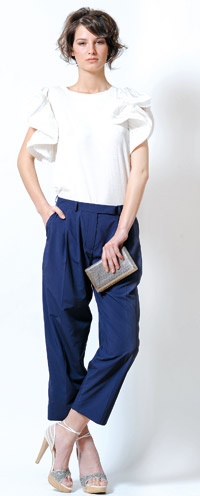 Pantalonii de inspiratie masculina 3 pantaloni, Alber Elbaz, Lanvin
