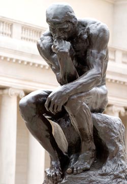 Dumnezeu si creierul uman 3 Ganditorul, Auguste Rodin