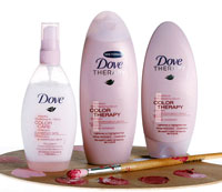 Noutati cosmetice in noiembrie 5 Dove, Color Therapy, sampon, balsam, tratament