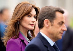 Carla Bruni, Nicholas Sarkozy, vizita in Marea Brietanie