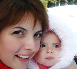 Maternitatea, cel mai placut "full time job" 2 Silvia Gurlea, Alice