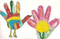 expozitie, desen, copii