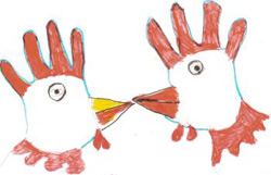 expozitie, desen, copii