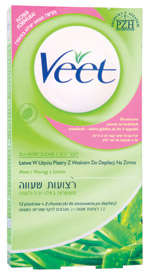 Noutati cosmetice in iulie 2009 7 Veet, benzi depilatoare