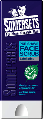 Noutati cosmetice in septembrie 2009 2 Pre-Shave Scrub - Exfoliant de fata cu efect mentolat, Somerset
