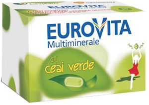 Eurovita Multiminerale cu ceai verde