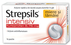 STREPSILS INTENSIV MIERE SI LAMAIE