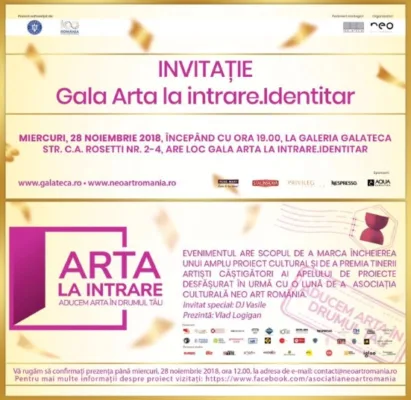 arta la intrare.identitar