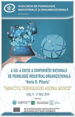 înscrierile la Conferința Națională de Psihologie Industrial Organizațională ,,Horia D. Pitariu