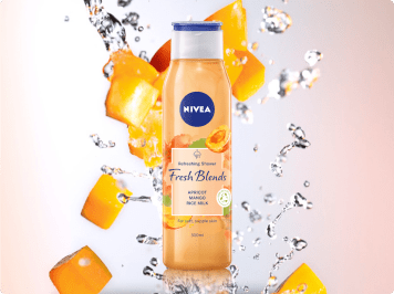 NIVEA lansează gelurile de duș FRESH BLENDS (P) 3 NIVEA-Gel-de-dus-Fresh-Blends_Caise-Mango_Lapte-de-orez