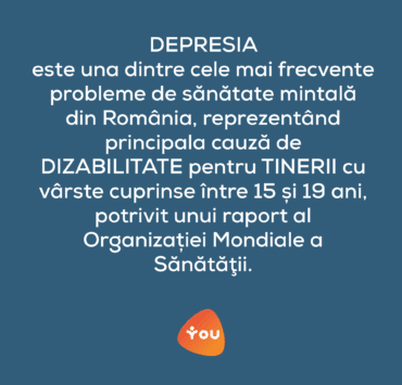 Prima linie telefonică națională de urgență exclusiv pentru tinerii din România 0800 070 YOU / 0800 070 968 8 YOU. The Youth Project 1
