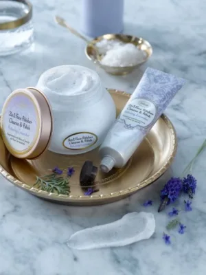 Cea mai frumoasă versiune a ta scoasă la iveală de noua colecție Sabon: Fresh & Glow 3 2in1_Face_Polisher_Lavender__Jar_+_Tube