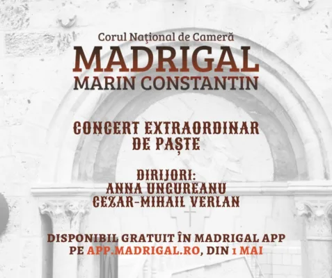 Concertul de Paște al Corului Madrigal, la Palatul Regal! 3 Concert Paste 2021_Corul Madrigal