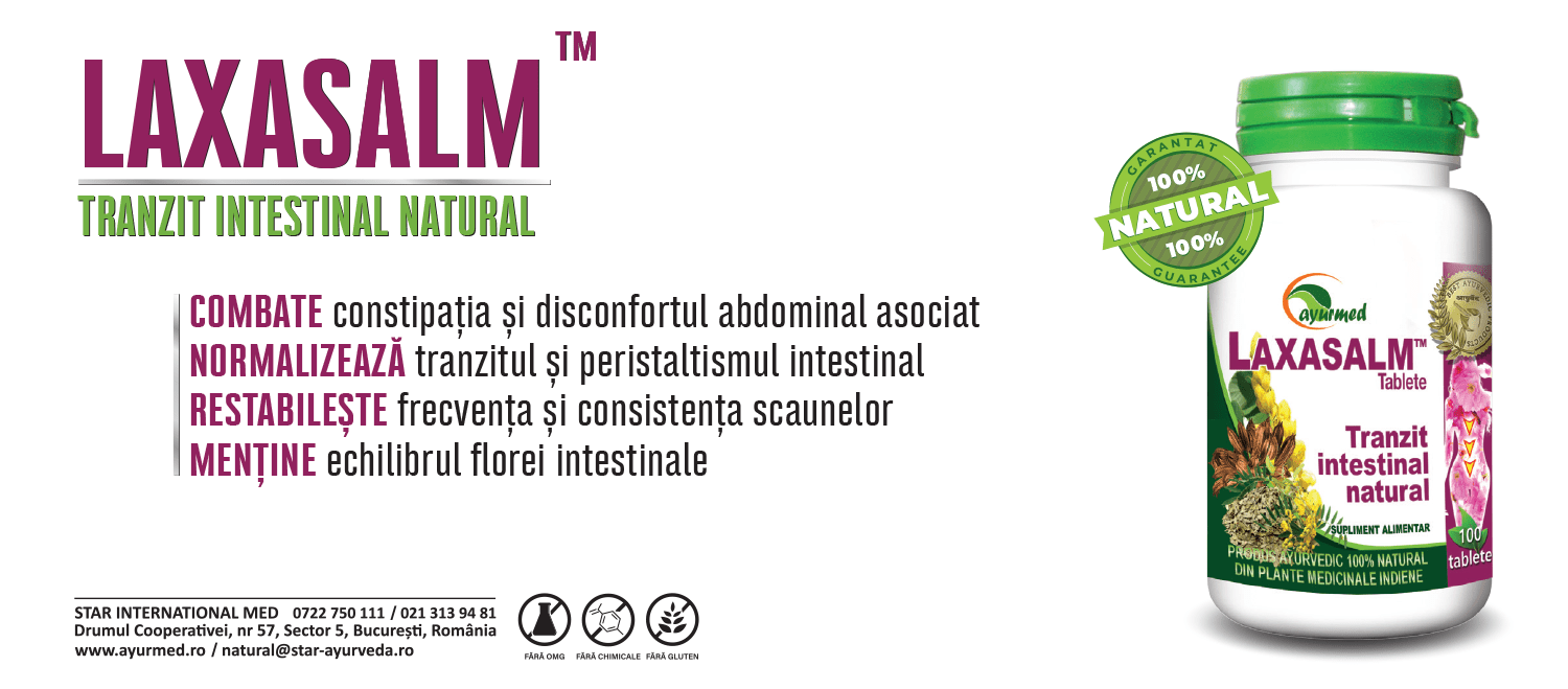 Remedii la îndemână pentru constipație 3 ayurmed-laxasalm