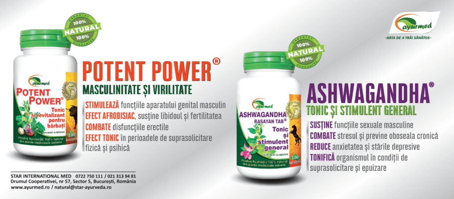 Bărbatul modern - virilitate și satisfacție sexuală în condiții de stres 3 potent-power-ashwagandha