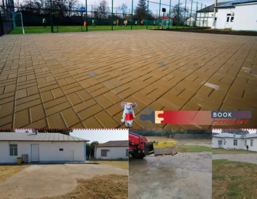 Viața la țară prin oglinda educației 3 pavaj curte1