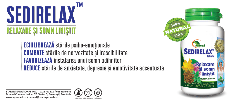 Relaxare pentru bucuria vieții de zi cu zi 3 sedirelax-ayurmed