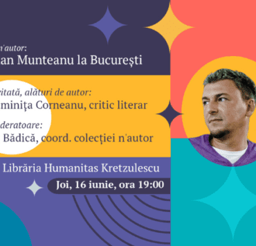 Serată n'autor: Bogdan Munteanu („Stai jos sau cazi”) la București 9 serată-n'autor-bogdan-munteanu-stai-jos-sau-cazi-la-bucurești