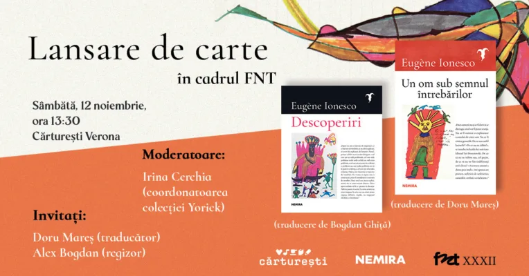 Editura Nemira vă invită la lansări de carte în cadrul FNT