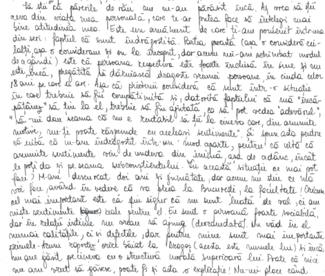 Mitul Iubirii Absolute (partea întâi) 3 Scrisoare Oana I