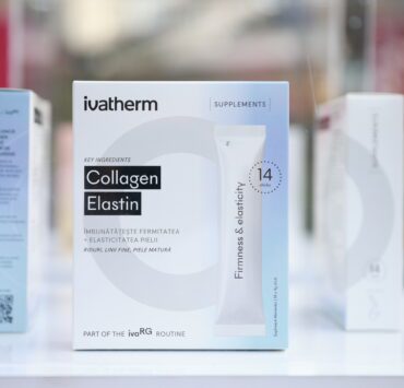 Vedete la lansarea noilor suplimente alimentare Ivatherm 9 Supliment allimentar Collagen Elastin Ivatherm 2