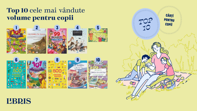 Libris.ro: Ce cărți pun românii în bagajul de vacanță 5 Libris Top copii