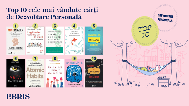 Libris.ro: Ce cărți pun românii în bagajul de vacanță 4 Libris Top dezv