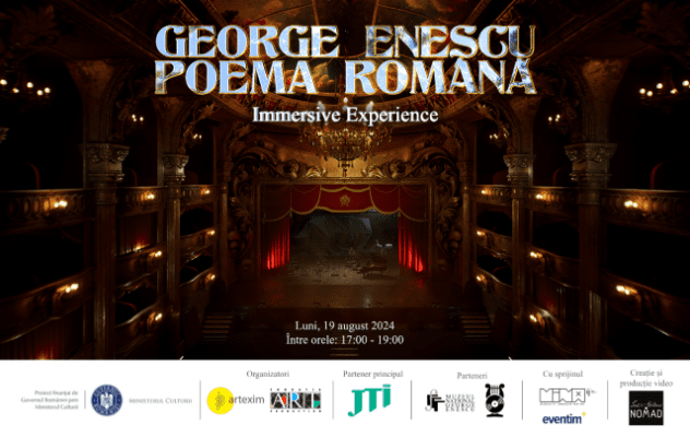 ZIUA ENESCU la Museum of Immersive New Art 3 George Enescu. Poema Romana