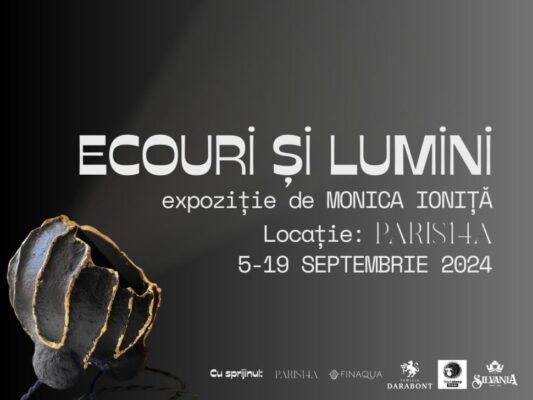 „Ecouri și lumini”: Monica Ioniță reînvie materialele reciclate prin artă 3 Poster Ecouri si lumini 1 scaled
