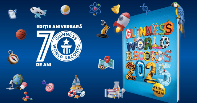 Didactica Publishing House lansează ediția aniversară 70 de ani a Cărții Recordurilor 3 GWR 2025