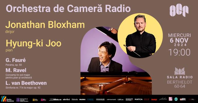 Concertul pentru pian și orchestră de RAVEL cântat de pianistul HYUNG-KI JOO la Sala Radio 3 Poster orizontal Jonathan