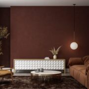 minimalist interior modern living room 3 d rendering