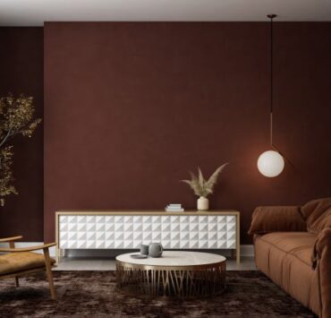 Influența psihologică a culorilor în vopsirea pereților camerelor 7 minimalist interior modern living room 3 d rendering