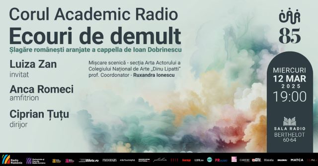 Ecouri de demult: Corul Academic Radio aniversează 85 de ani   3 Poster orizontal 12.03.2025 Ecouri de demult