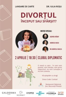 Invitatie lansare de carte Divortul 1