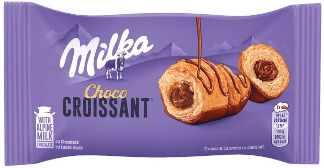 Noul Milka Choco Croissant: un produs care redefinește răsfățul 3 Milka Choco Croissant cu crema cu ciocolata