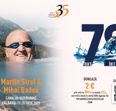 Martin Strel vine în România pentru evenimentul istoric „72 Dus-Întors” 7 Comunicat Martin