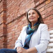 expressive senior woman posing