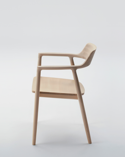 Hiroshima Armchair Wooden Seat Japanese Design Today 100