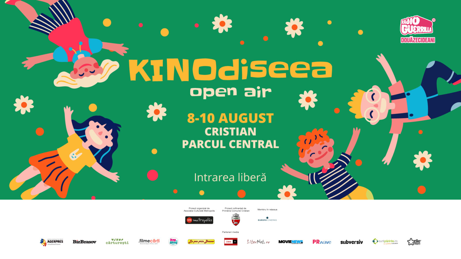 KINOdiseea ajunge la Cristian în județul Brașov 3 zile de filme și joacă pentru toată familia între 8 și 10 august 1 Kinodiseea OpenAir Cristian 2025 1920x1080